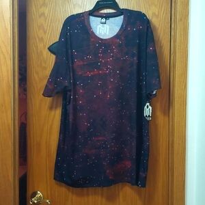 Men's Galaxy Print Short Sleeve Tee